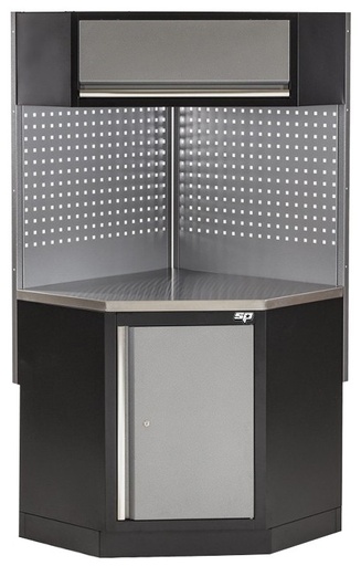[SP00408-S] WORKSHOP SERIES CORNER UNIT STAINLESS TOP
