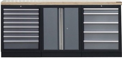 [SP00411] 3 PC WORKSHOP SYSTEM TIMBER