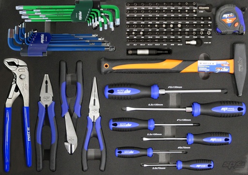 [SP00522] EVA FOAM INLAY PLIERS/SCREWDRIVERS/HEXKEYS 97PC