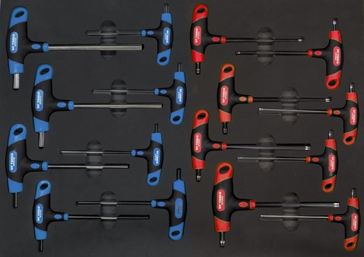 [SP00551] EVA INLAY 14PC HEX KEY T HANDLE TWO-WAY METRIC/SAE