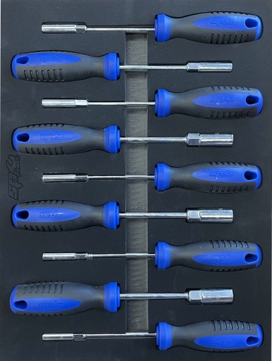 [SP00660] SOCKET SCREWDRIVERSET 9 PCS IN MINI EVA FOAM INLAY