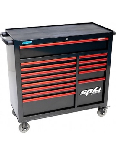 [SP01102] 464 PC TOOLKIT IN CUSTOM SERIES ROLLER CAB 14 DRAWERS BLACK/ RED