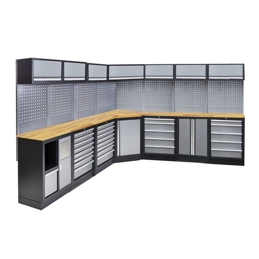 [SP01434] EXTENDED WORKSHOP SERIES CORNER UNIT TIMBER TOP