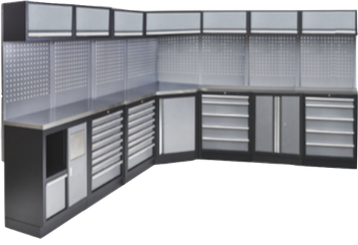 [SP01434-S] EXTENDED WORKSHOP SERIES CORNER UNIT TIMBER TOP