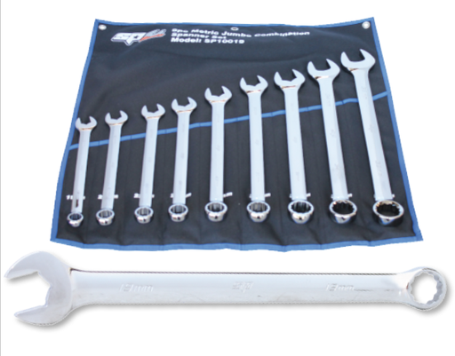 [SP10019] SPANNER SET JUMBO ROE METRIC 9PC