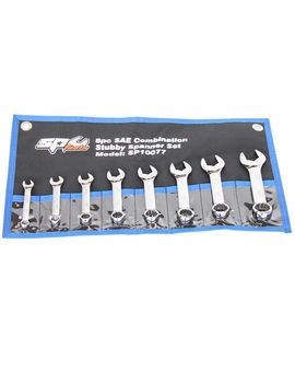 [SP10077] SPANNER SET STUBBY ROE 8PCE SAE