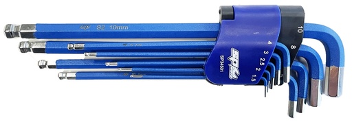 [SP34501] KEY SET 9PC METRIC BALL DRIVE HEX