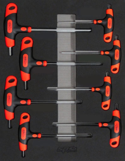 [SP34706] EVA FOAM INLAY MINI 8PC TORX KEYS SOFT GRIP