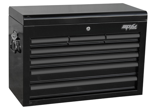 [SP40101BK] TOOL BOX STEEL 668MM 7 DRAWER BLACK/BLACK