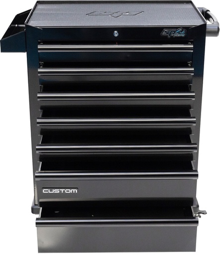 [SP40113BK] ROLLER CAB BLACK CUSTOM SERIES 7 DRAWER