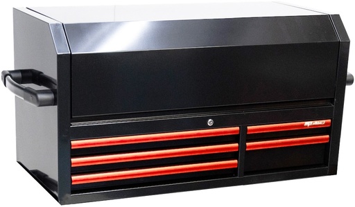 [SP40623RE] TOOL BOX BLACK/RED 5 DRAWER POWER HUTCH CUSTOM SUMO