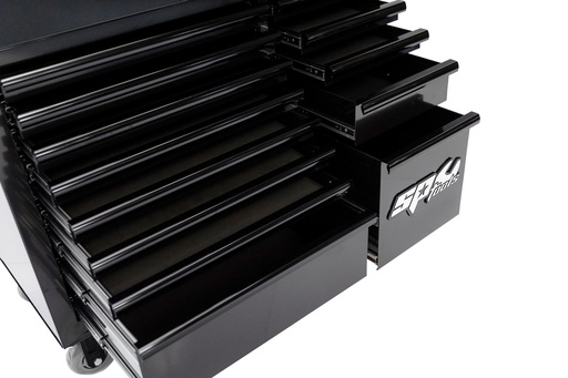 [SP40699BK] ROLLER CAB AND TOPBOX BLACK/BLACK  19 DRAWER CUSTOM SUMO