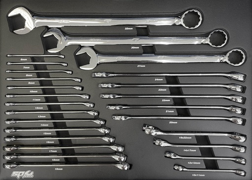 [SP50013EU] EVA TOOLKIT 26PC SPANNERSET QUAD DRIVE