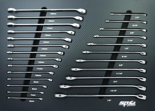 [SP50015] EVA TOOLKIT 25PC METRIC/SAE ROE SPANNERS