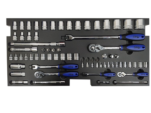 [SP50028L] EVA INSERT 57PC SOCKETS AND ACCESSORIES