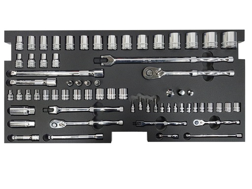 [SP50028M] EVA INSERT 57PC SOCKETS AND ACCESSORIES