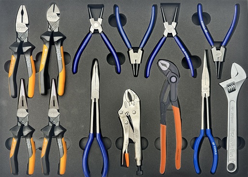 [SP50075P] EVA FOAM INLAY M PERFORMANCE PLIERS 13PCS