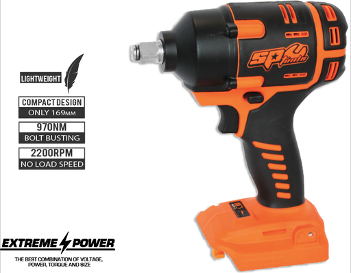 [SP81133BU] CORDLESS 18V IMPACT WRENCH 1/2 BRUSHLESS BODY ONLY