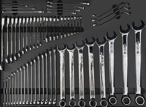 [SPUSS010] EVA FOAM INLAY SPANNER SET USA SERIES 58PCS