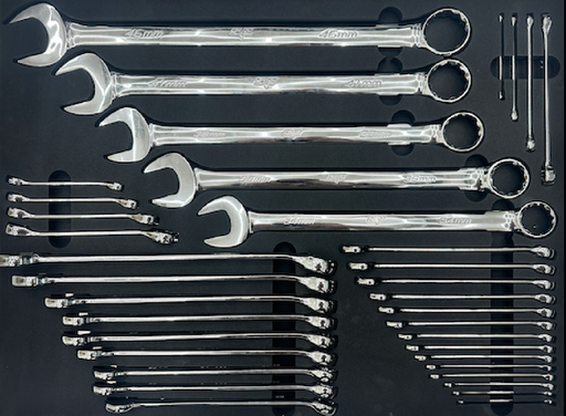 [SPUSS032] EVA FOAM INLAY SPANNER SET  XLUSA SERIES 37PCS