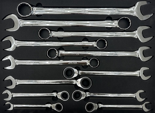 [SPUSS035] EVA FOAM INLAY SPANNER SET XXL USA SERIES 12PCS