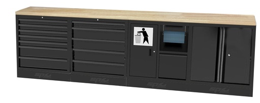 [SPUSS201W] USA WORKSHOP SERIES 6 PC LOW TIMBER TOP