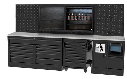 [SPUSS206S] USA WORKSHOP SERIES W/ 3 BACKPANELS STAINLESS TOP