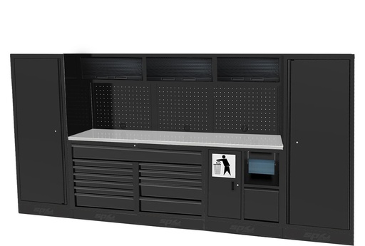 [SPUSS211S] USA WORKSHOP SERIES 16 PC STAINLESS STEEL TOP