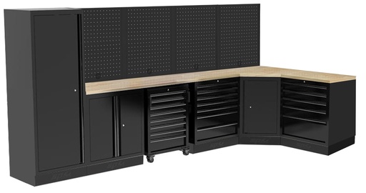 [SPUSS216W] USA WORKSHOP SERIES CORNER SETUP 18 PC WOODEN TOP