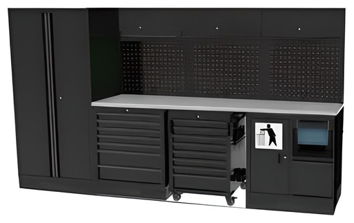 [SPUSS222S] USA WORKSHOP SERIES SS WITH TALL CABINET DOUBLE DOOR